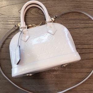 Louis Vuitton Alma BB Rose Angelique Vernis